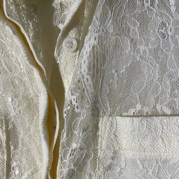 Guess Lace Woven Shirt 
Style # W23H50K1NT0 - Picture 4 of 6